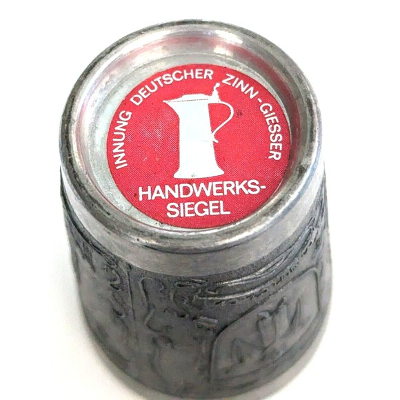 Handwerks Siegel German Pewter Cup Innung Deutscher Zinn Giesser - Picture 5 of 5